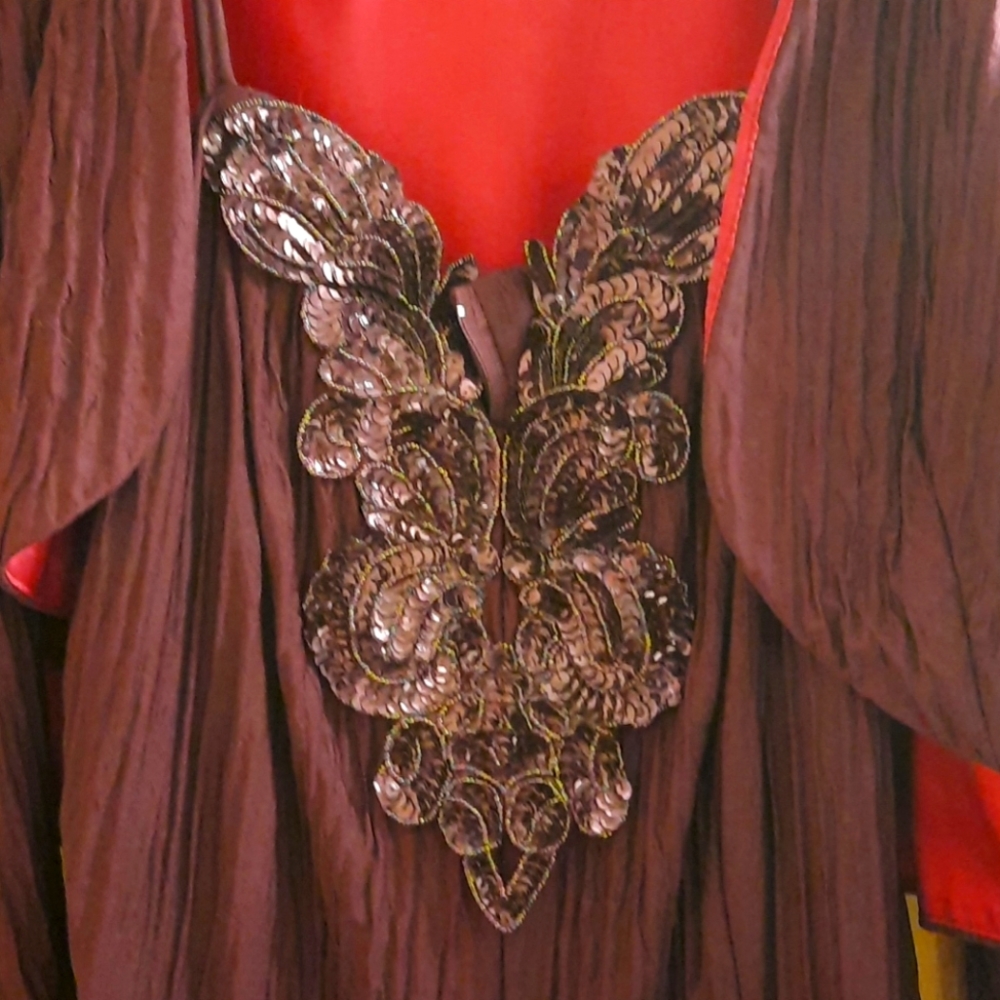 Beautiful maxi mother of bride dress